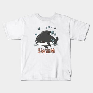 Swim orca Kids T-Shirt